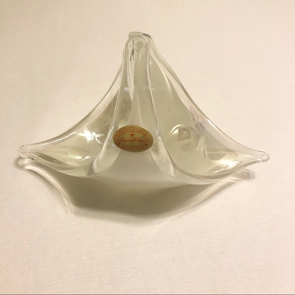 Murano Other - Crystal Clear Murano Style Glassware Candy Dish